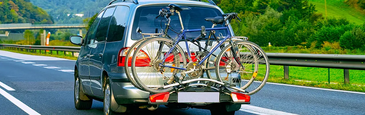 przewożenie roweru na bagażniku rowerowym na hak 