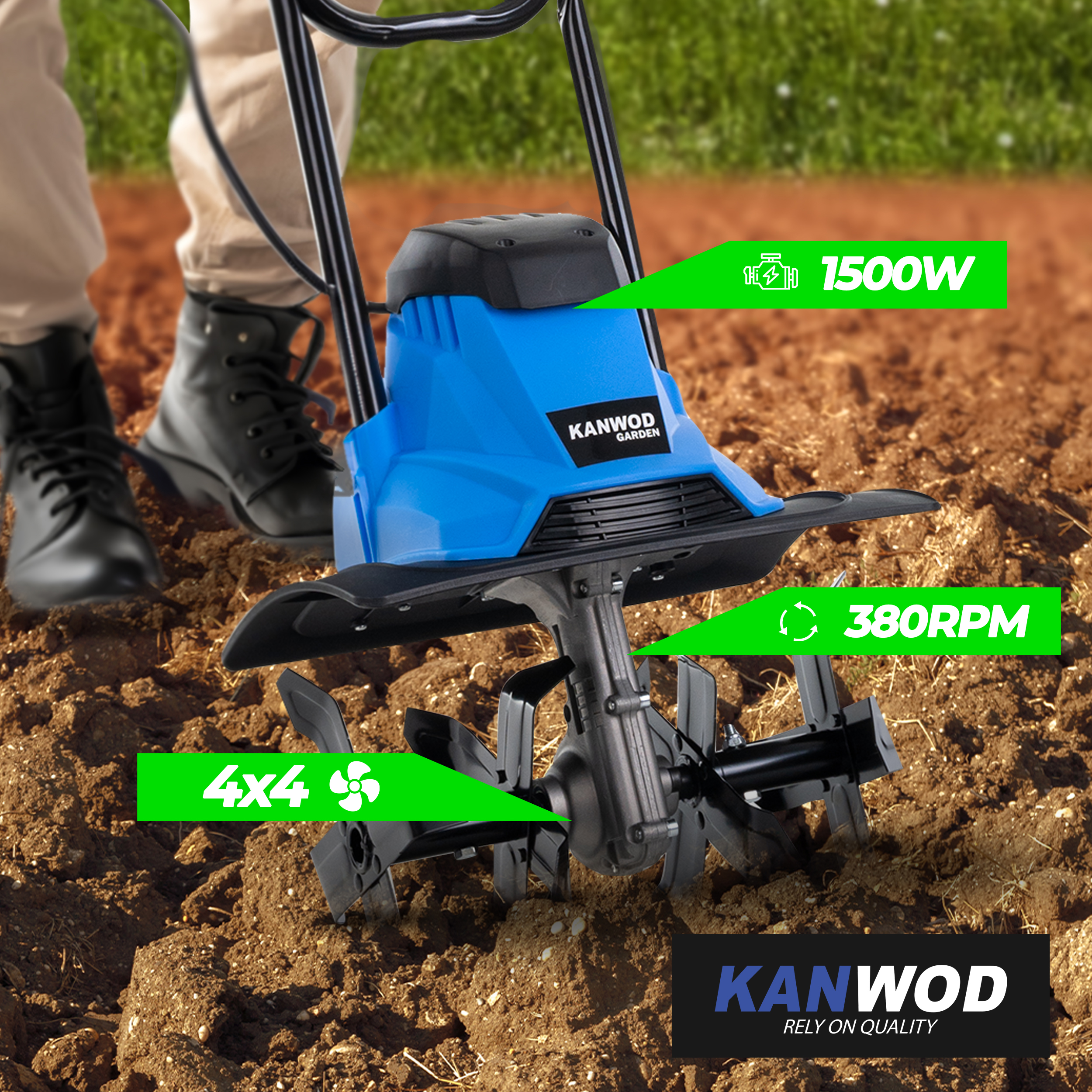 Glebogryzarka elektryczna do ogrodu