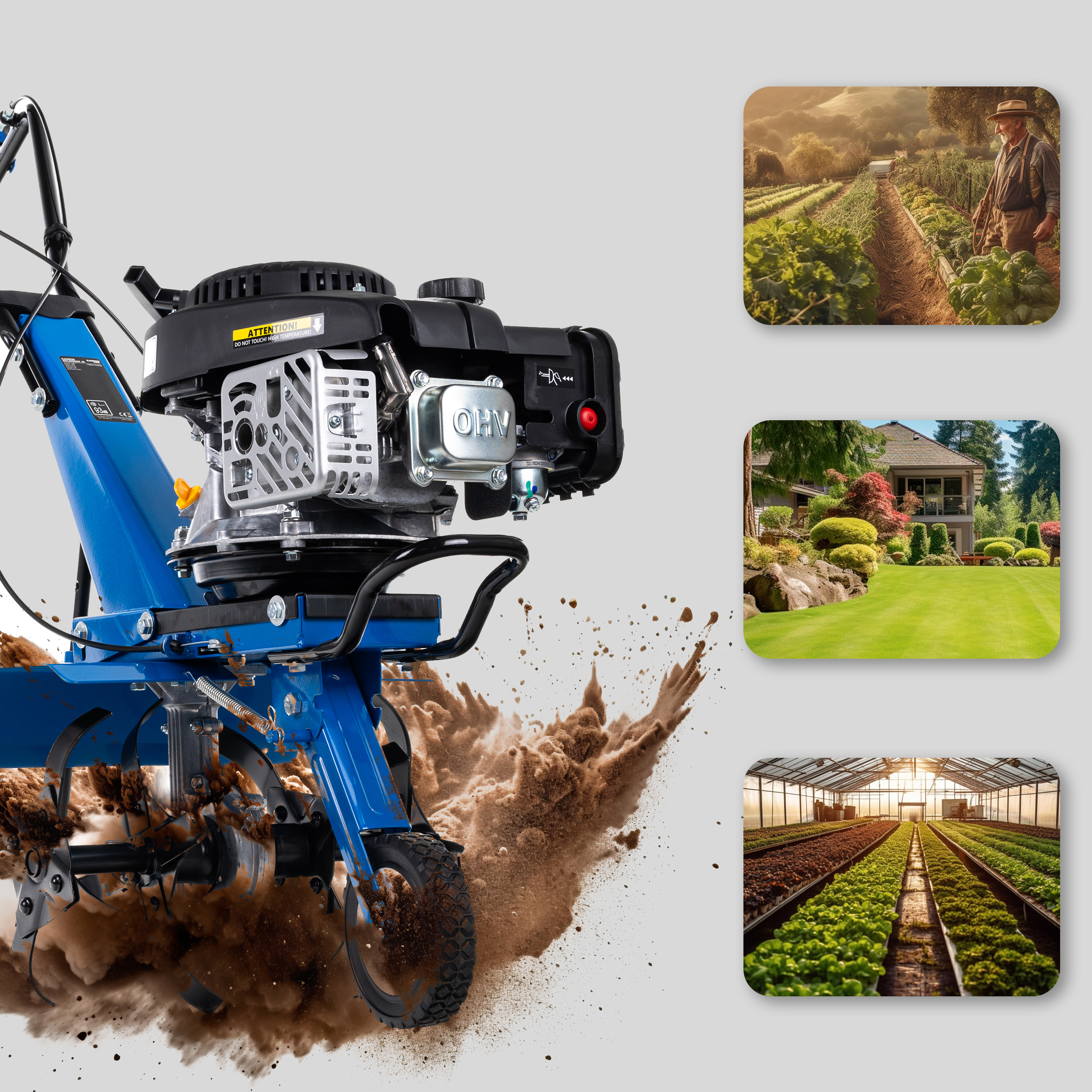 Glebogryzarka spalinowa do ogrodu