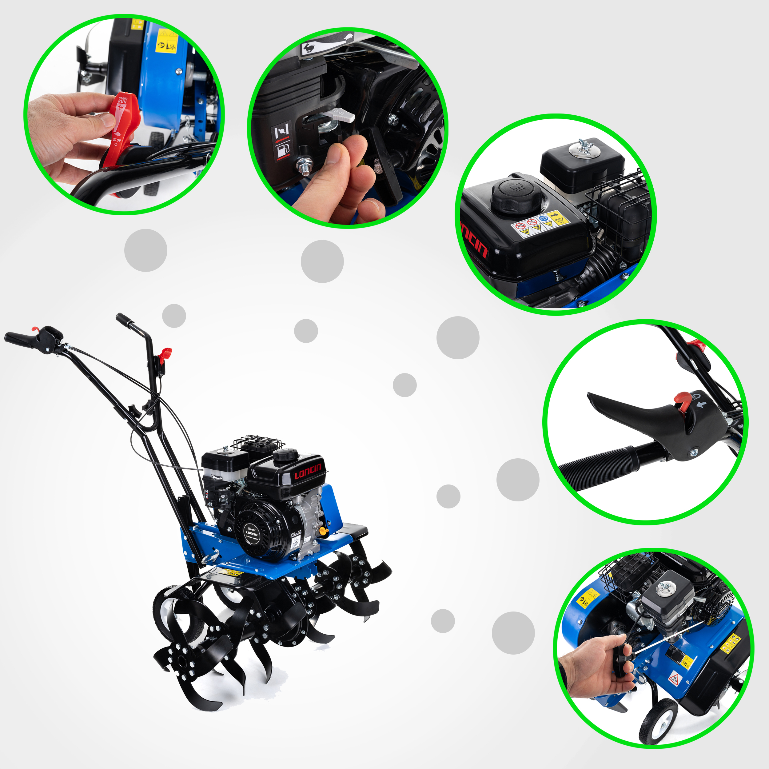 glebogryzarka spalinowa