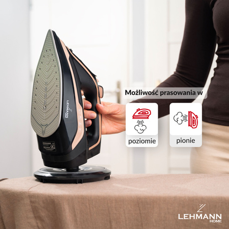 Żelazko bezprzewodowe parowe Pargo Golden Rose 3000W