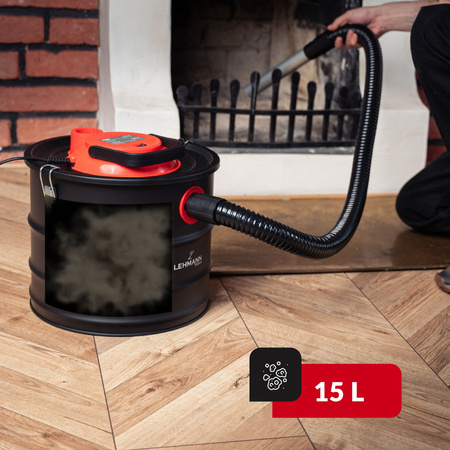 Odkurzacz do popiołu Asher 15 (800W, 15L) Lehmann