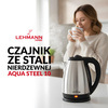 Czajnik elektryczny stalowy Aqua Steel 10 (1,8L, 2200W) Lehmann