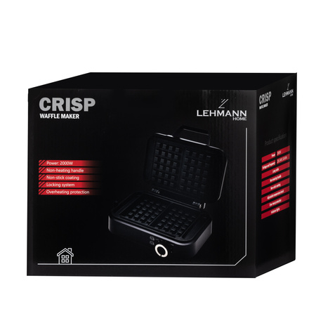 Gofrownica do gofrów Crisp (1200W) Lehmann