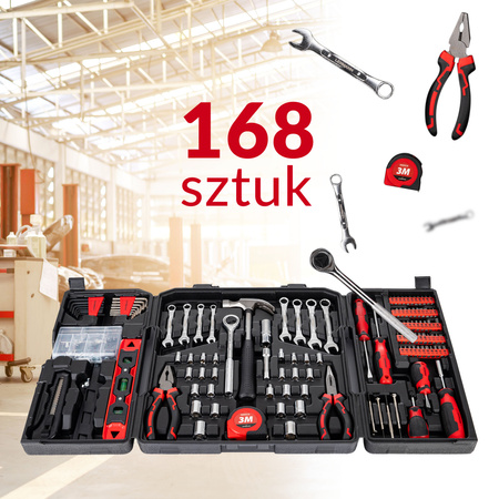 Walizka narzędziowa Lehmann - 168 elementów