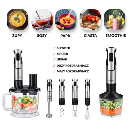 Mocny blender ręczny wielofunkcyjny Lehmann Chopsui