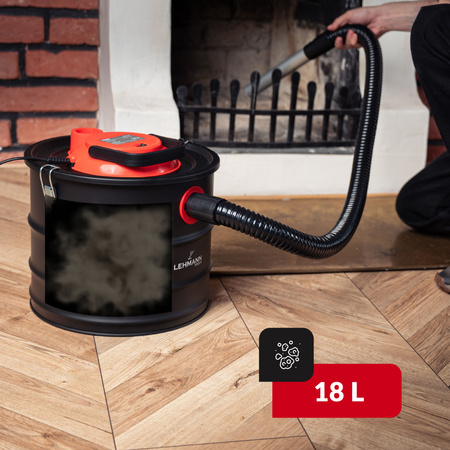Odkurzacz do popiołu Asher 18 (1200W, 18L) Lehmann