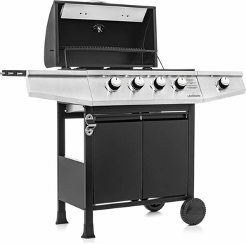 Grill gazowy ogrodowy żeliwny Lehmann Ohio 4+1