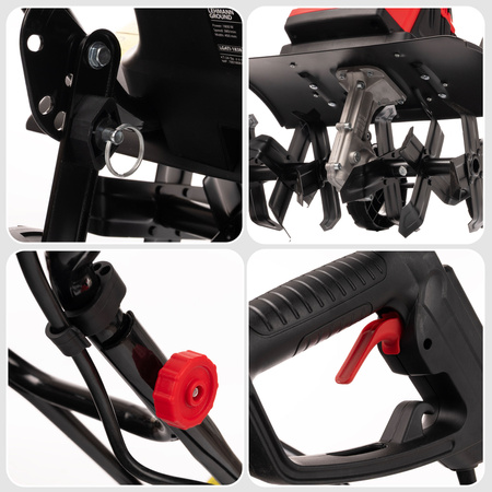 Glebogryzarka elektryczna Ground (1800W, 220mm)Lehmann