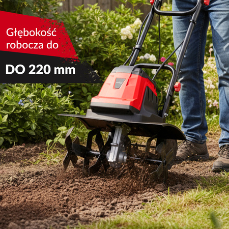 Glebogryzarka elektryczna Ground (1800W, 220mm)Lehmann