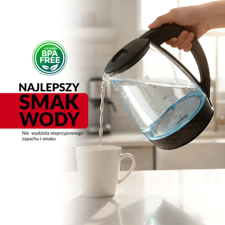 Czajnik elektryczny szklany Aqua Glass 30 (2L, 2200W) Lehmann