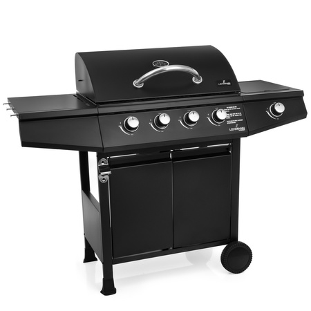 Grill gazowy ogrodowy żeliwny Lehmann Ohio Black  ruszt 4+1 