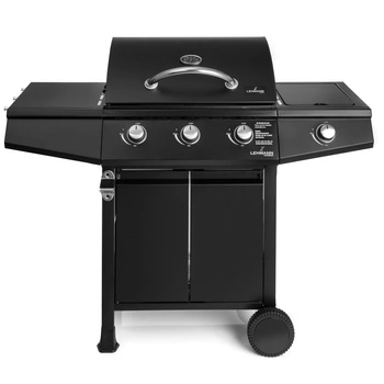 Grill gazowy ogrodowy żeliwny Lehmann Texas Black ruszt 3+1
