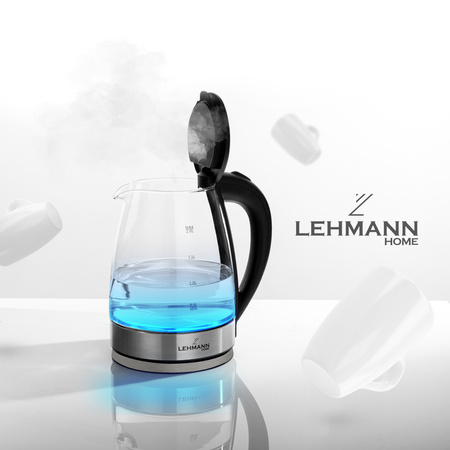 Czajnik elektryczny szklany Aqua Glass 10 (2L, 2200W) Lehmann