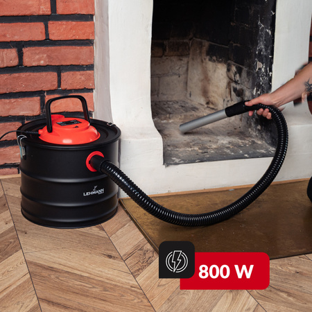 Odkurzacz do popiołu Asher 15 (800W, 15L) Lehmann