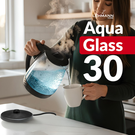 Czajnik elektryczny szklany Aqua Glass 30 (2L, 2200W) Lehmann