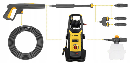 Myjka ciśnieniowa Stanley SXPW25DTS (150bar, 810l/h, 2500W)