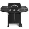 Grill gazowy ogrodowy żeliwny Lehmann Texas Black  ruszt 3+1 