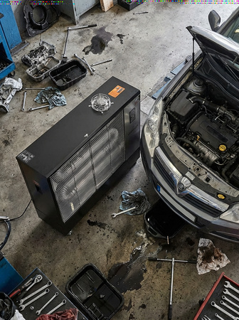 Promiennik nagrzewnica przemysłowa Optimus (18,0kW, 110-140m2) Lehmann