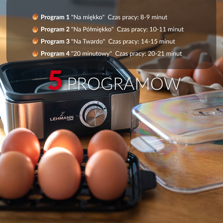 Jajowar Eggcelent Lehmann (400W, 6 jaj)