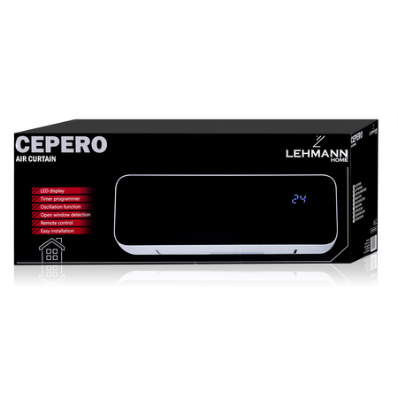 Cepero Kurtyna powietrzna (2000W, Wi-Fi) Lehmann