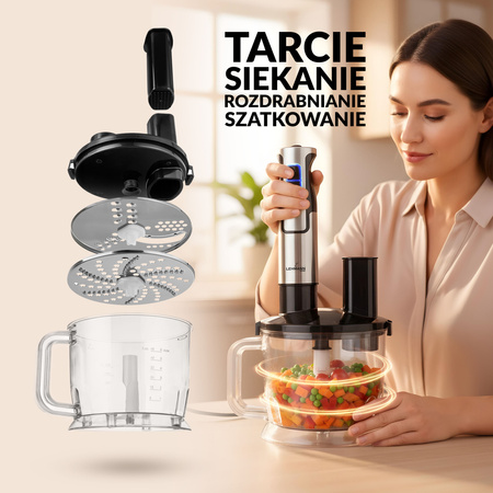 Mocny blender ręczny wielofunkcyjny Lehmann Chopsui