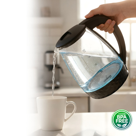 Czajnik elektryczny szklany Aqua Glass 30 (2L, 2200W) Lehmann