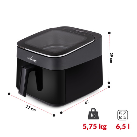 Frytkownica beztłuszczowa 6,5L Lehmann Tonali