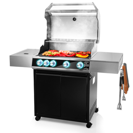 Grill gazowy ogrodowy żeliwny Lehmann Arizona Premium 4+1