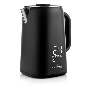 Czajnik elektryczny satynowy Aqua Black 20 (1,7L, 1500W) Lehmann