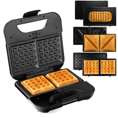 Opiekacz do kanapek Toast 1200 (800W, 3W1) Lehmann