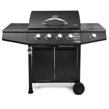 Grill gazowy ogrodowy żeliwny Lehmann Ohio Black  ruszt 4+1