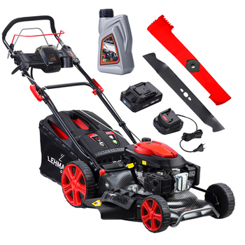 Kosiarka spalinowa z rozrusznikiem LGALM-4053EL (53cm, 70L) Lehmann